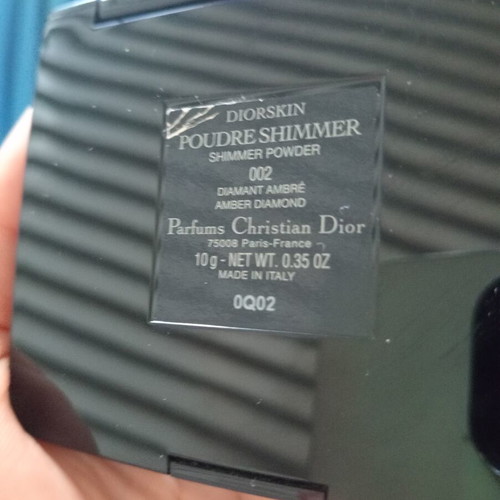 Dior Diorskin Shimmer Powder Amber Diamond 002, 10g