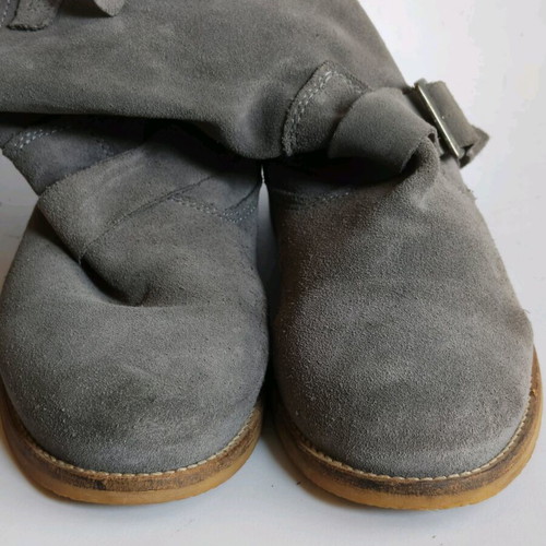 Biker boots suede Hush Puppies like new, gray