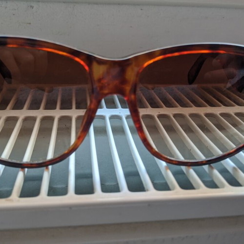 Anne Klein vintage women's tortoiseshell sunglasses like new with lion detail