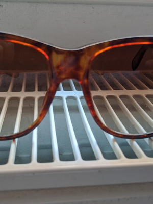 Anne Klein vintage women's tortoiseshell sunglasses like new with lion detail