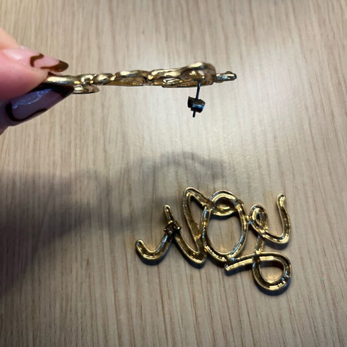 Zara gold earrings like new, Atmosphera