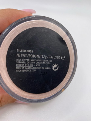 Mac Cosmetics Loose Powder Silver Dusk like new with shimmer