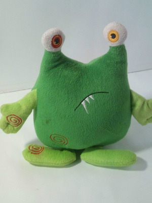 Интерактивна детска играчка Crazy Green Monster употребявана