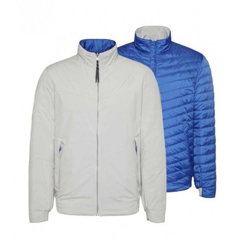 Bugatti Reversible Jacket new, men's sizes L and XL, gray and blue