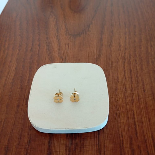 Earrings new, stainless steel, gold tone, hypoallergenic