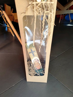 Candle with packaging new