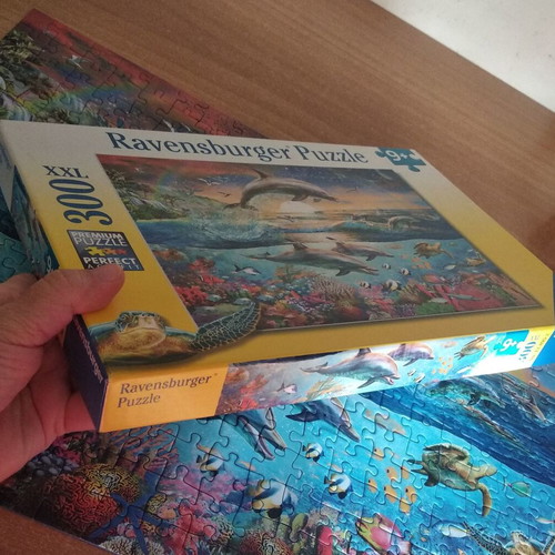 Ravensburger Puzzle 300 pieces like new with marine image