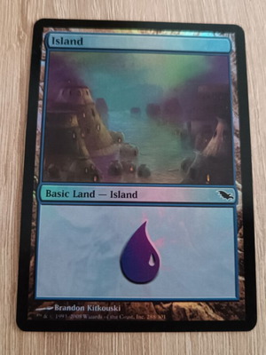 Island MTG card foil mint condition
