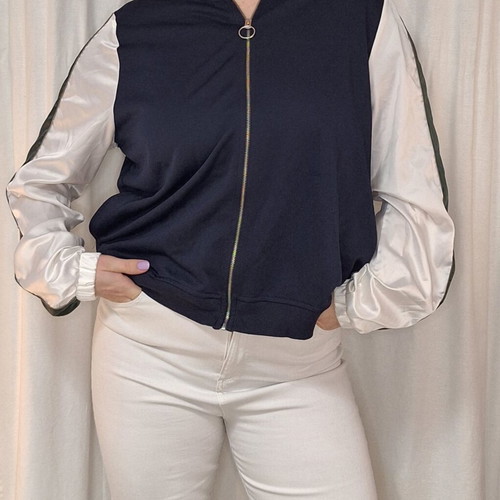 Zara jacket white like new, size L
