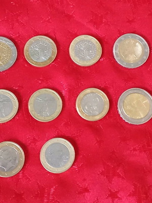 Euro coin lot like new, 15 pieces with collector value