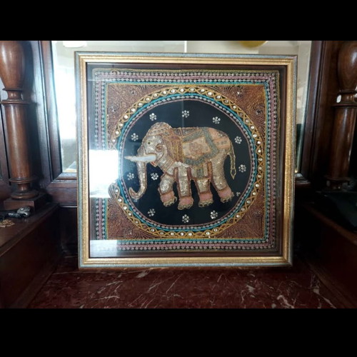 Handmade Burma frame used 42x42cm
