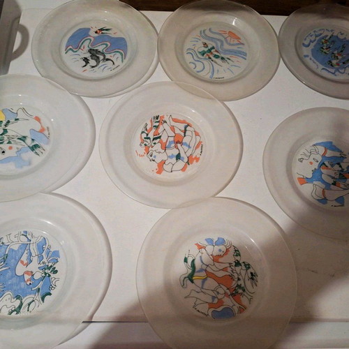 Dimitris Mytaras Collectible Dessert Plates Set of 8 new