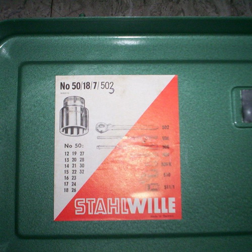 STAHLWILLE 1/2" socket set professional complete new