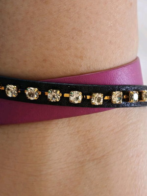 Juicy Couture bracelet like new, purple