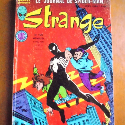 Spider-Man #196 French edition comic used, first black suit appearance
