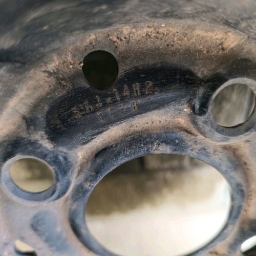 Spare tire 105/70/14 used with Michelin tire and 4 bolts 4x100 pitch