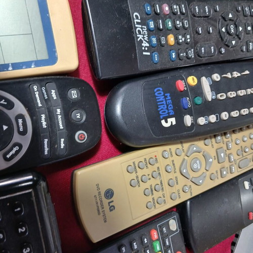 Remote controls used, assorted pack