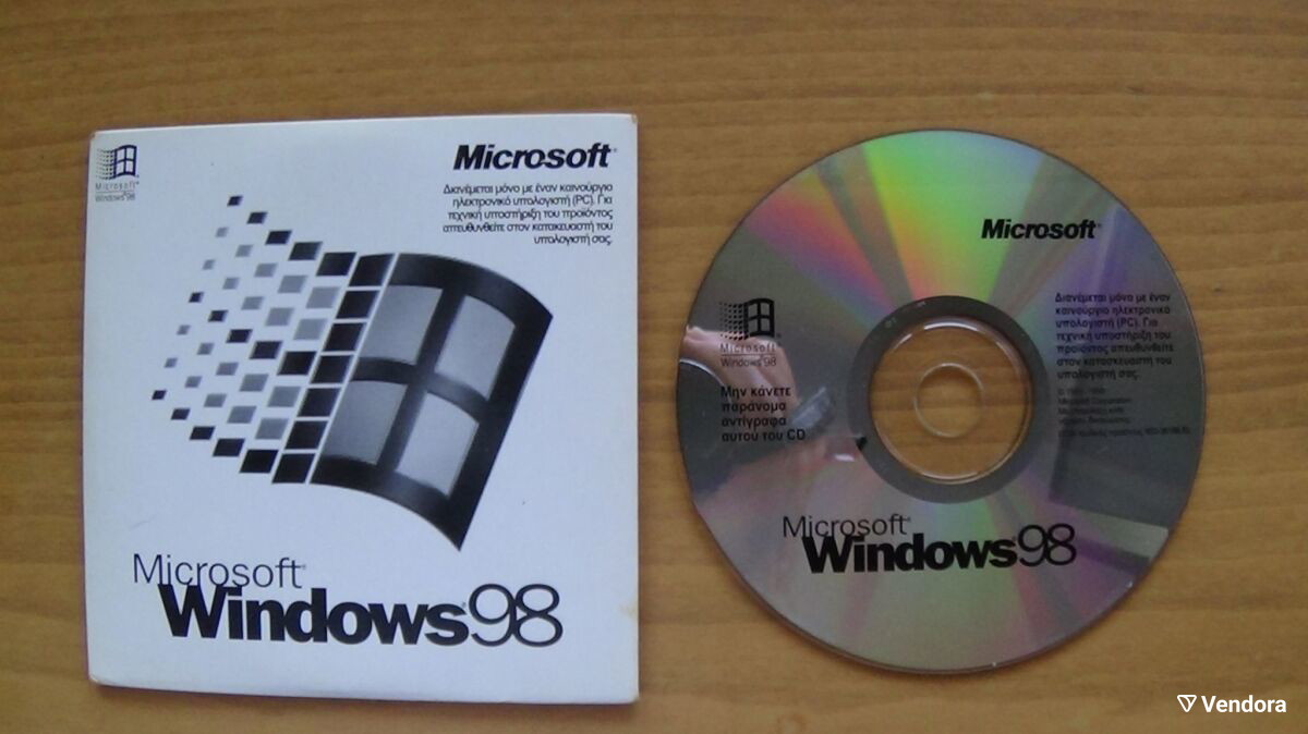 Windows Audio File Windows 98 Αυθεντικό CD Windows 98 ελληνική έκδοση… - € 35,00 - Vendora.gr
