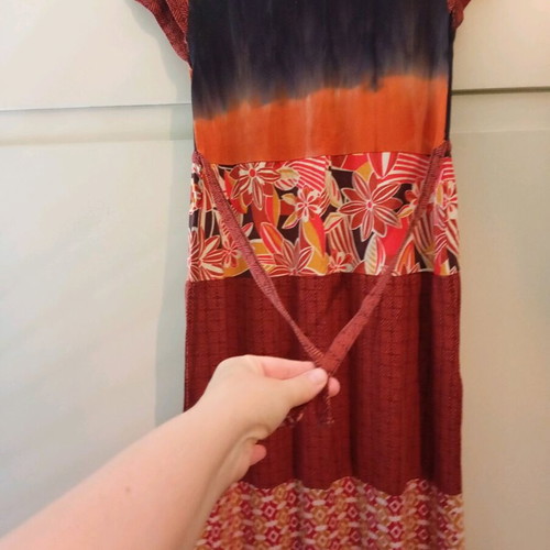 Zara Trafaluc maxi dress ethnic/boho like new, size M