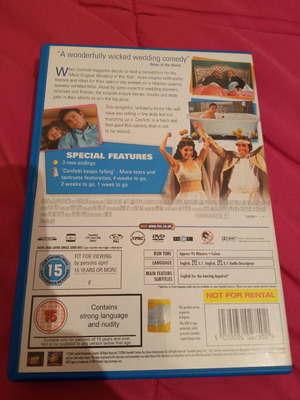 Confetti DVD like new, comedy, subbed