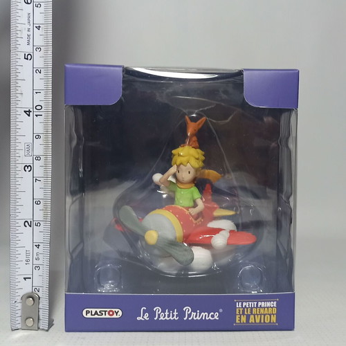 The Little Prince and the Fox on the Plane Figurine new