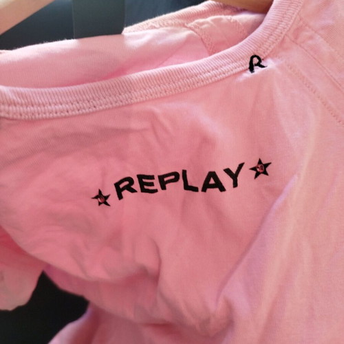 Replay blouse pink like new, size 7-8