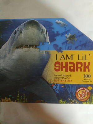 Puzzle "I am lil' shark" new, 100 pieces