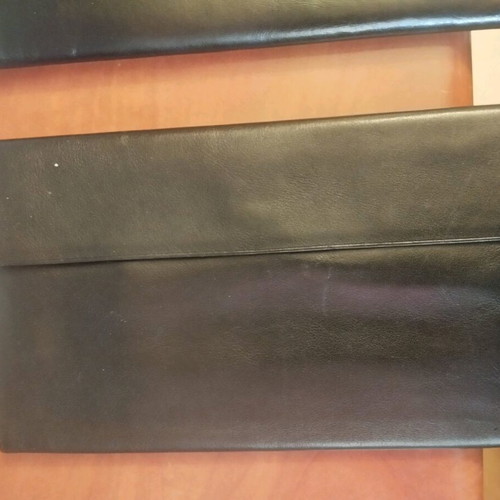 Large black travel wallets, set of 3
