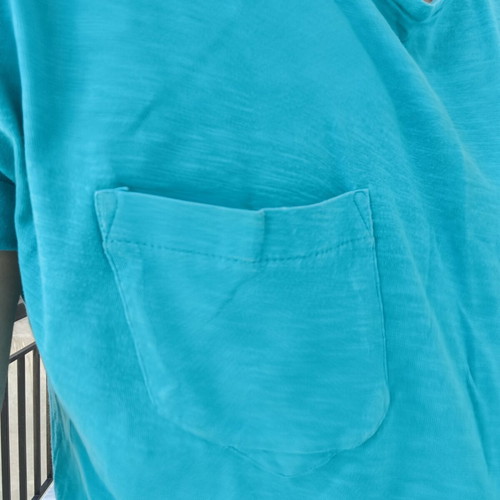 H&M men's T-shirt medium turquoise like new, cotton