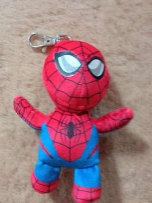 Spiderman keychain doll new