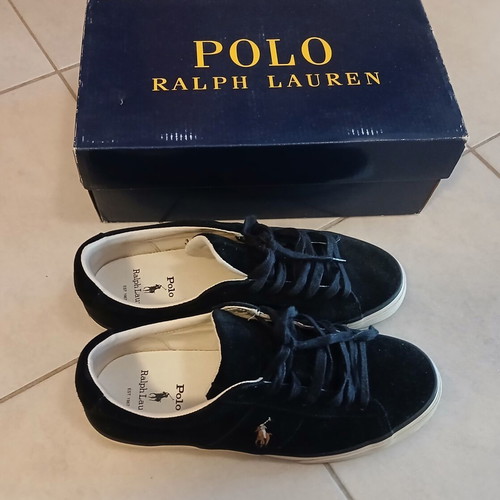 Ralph Lauren Polo men's shoes size 42 like new black casual