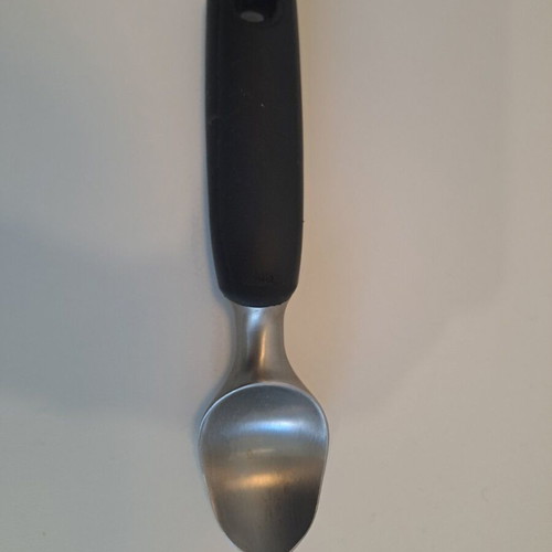 OXO Good Grips ice cream scoop used, stainless steel