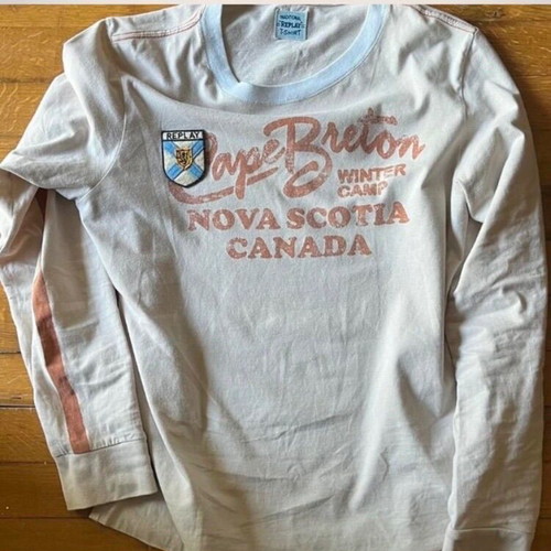 Replay Y2K vintage long sleeve shirt like new with rare patch