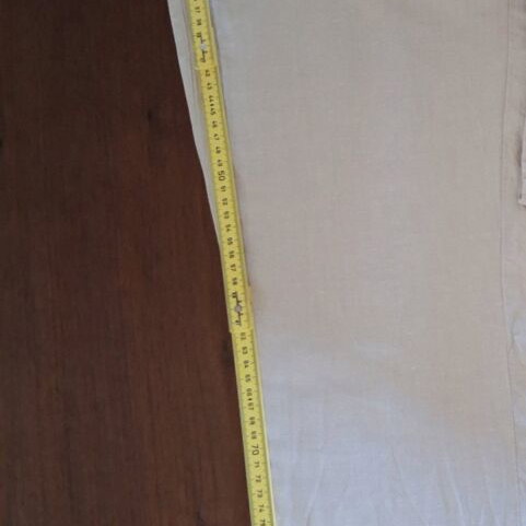 Benetton linen blend pants beige used, size XXL
