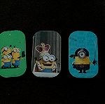  3 Metal Tags The Minions