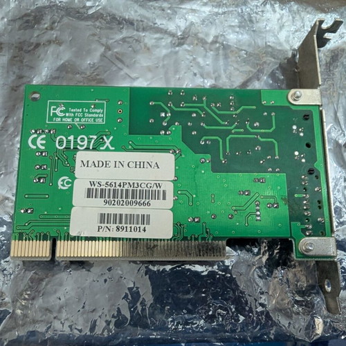 Wisecom WS-5614PM3CG/W 56K PCI Dial-Up Modem, Conexant chipset