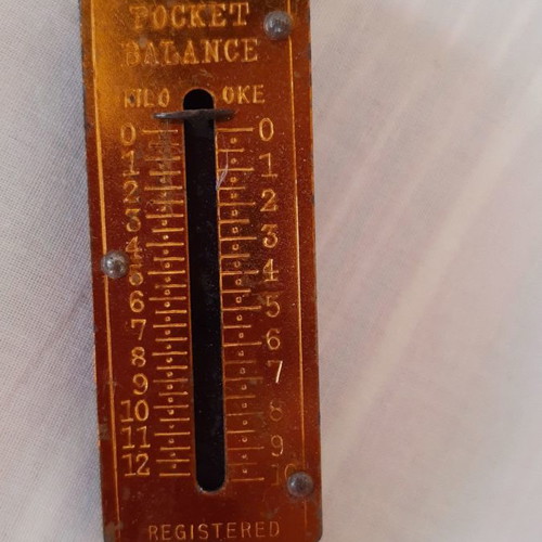 Kantari used for kilos and okes