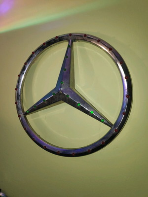 LED σήμα Mercedes μεγάλο φωτιζόμενο μεταχειρισμένο για νταλίκα