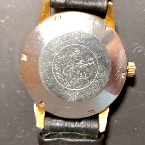 Omega Seamaster 30 wristwatch, gold plated, men's, 33mm