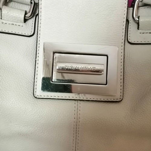 Tignanello shoulder bag used, sugar leather color