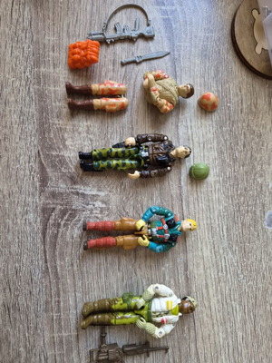 Gi Joe πακέτο 4 φιγούρες μεταχειρισμένες με εξοπλισμό