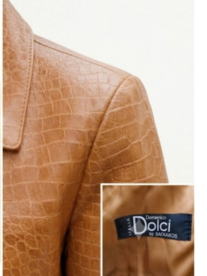 Domenico Dolci by Sagiakos Italian leather women's jacket