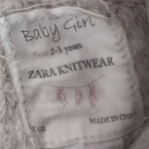 Zara cardigan like new for girl 2-3 years old
