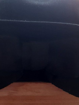 Hat black Italian vintage like new with bow