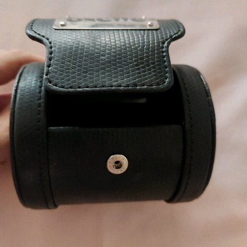 Oxette watch case (barrel) like new, leather