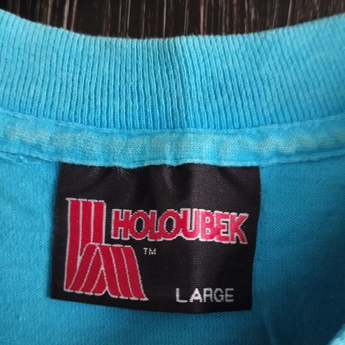 T-Shirt with Harley Davidson print unisex like new, turquoise, size L