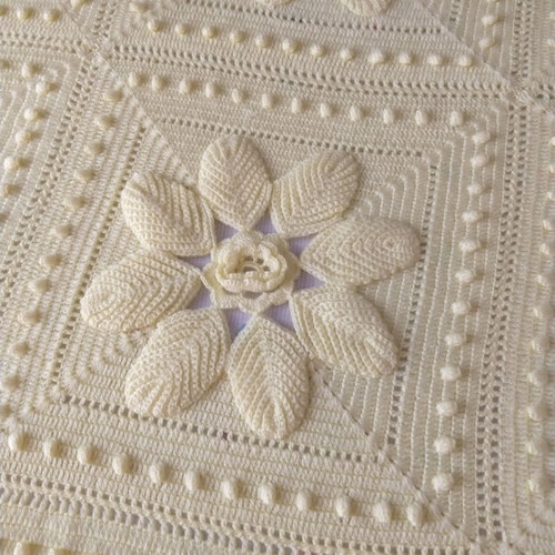 Knitted blanket for super double bed lemon color with baby blanket new