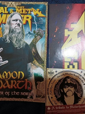 Metal Hammer No. 376 (04/2016) used with Motörhead Tribute CD and Rotting Christ poster