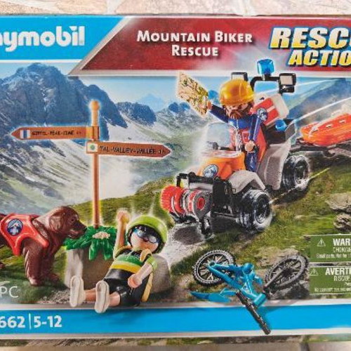 Playmobil 70662 Mountain Biker Rescue new, sealed packaging