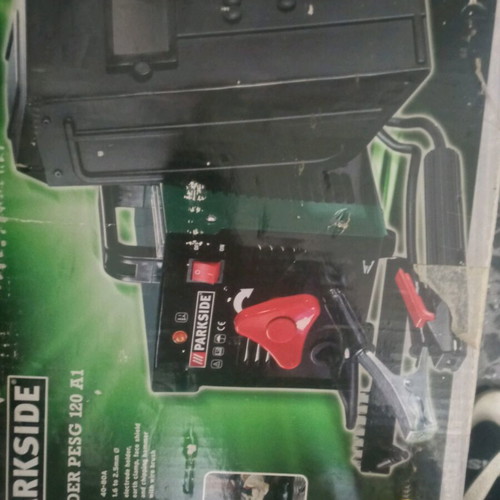 Parkside welding machine 40-80 amp like new with welding glass